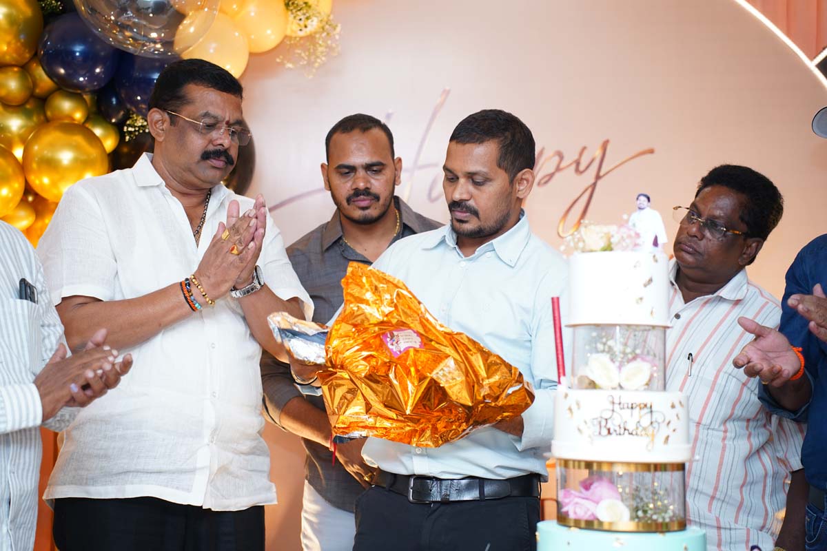 Sai Infra Developers directors and team members during the Veni's Business Park announcement and Vishal Estates Phase 3 brochure launch in Visakhapatnam on 16 September 2026.