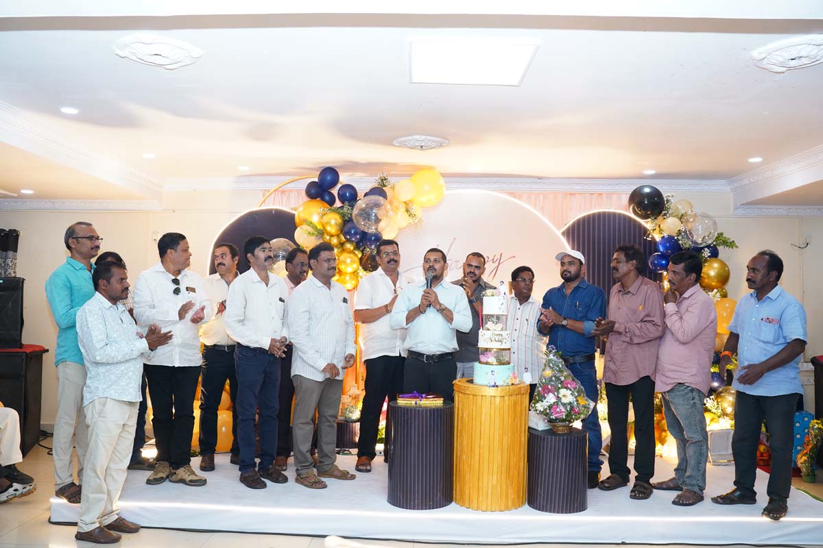 Sai Infra Developers directors and team members during the Veni's Business Park announcement and Vishal Estates Phase 3 brochure launch in Visakhapatnam on 16 September 2026.