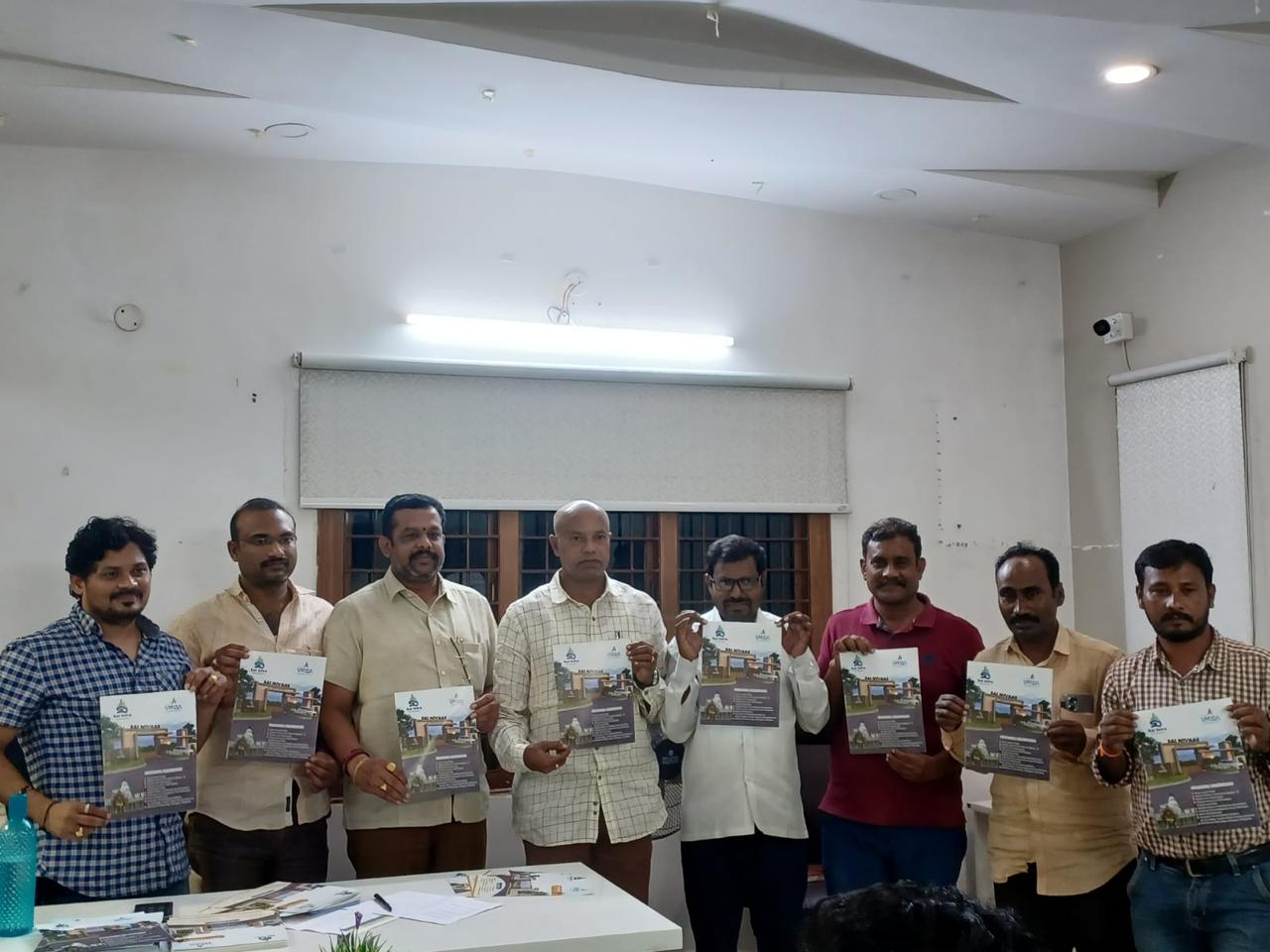Vishal Estates Bhumi Puja ceremony in November 2022 with Sai Infra Developers MD, ED and Directors